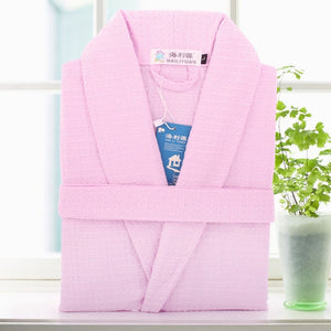 Waffle Cotton Men's Bathrobe