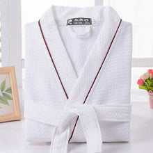 Load image into Gallery viewer, Waffle Cotton Men&#39;s Bathrobe