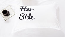 Load image into Gallery viewer, Black &amp; White Her Side His Side Bedding Set