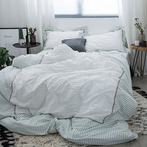 Washed Cotton Bed Linen - Embroidery Duvet