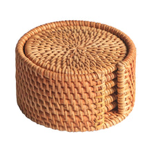 Load image into Gallery viewer, 6pcs Creative Coasters - Rattan Weave