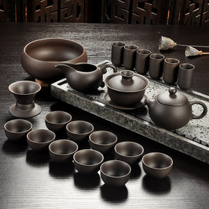 Ceramic Yixing Purple Ceremony Tea Set