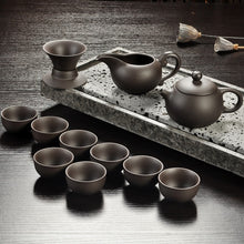 Load image into Gallery viewer, Ceramic Yixing Purple Ceremony Tea Set