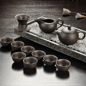 Ceramic Yixing Purple Ceremony Tea Set