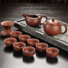 Load image into Gallery viewer, Ceramic Yixing Purple Ceremony Tea Set