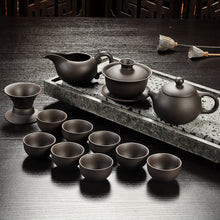 Load image into Gallery viewer, Ceramic Yixing Purple Ceremony Tea Set