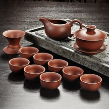 Load image into Gallery viewer, Ceramic Yixing Purple Ceremony Tea Set