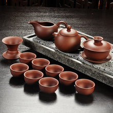 Load image into Gallery viewer, Ceramic Yixing Purple Ceremony Tea Set