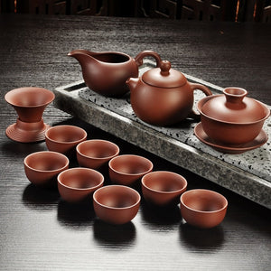 Ceramic Yixing Purple Ceremony Tea Set