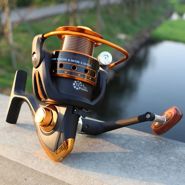 Spinning Fishing Reel 12BB + 1 Bearing Balls 500-9000 Series