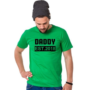 Daddy Est 2018 Print T-Shirt