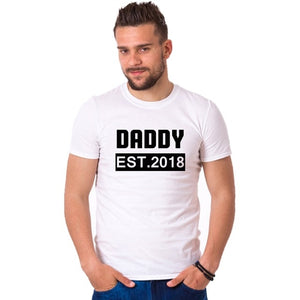 Daddy Est 2018 Print T-Shirt