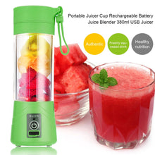 Load image into Gallery viewer, USB Rechargeable Portable Blender for Juices, Smoothies, and Milkshakes