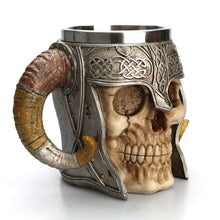 Load image into Gallery viewer, Stainless Steel Skull Mug