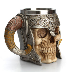 Stainless Steel Skull Mug