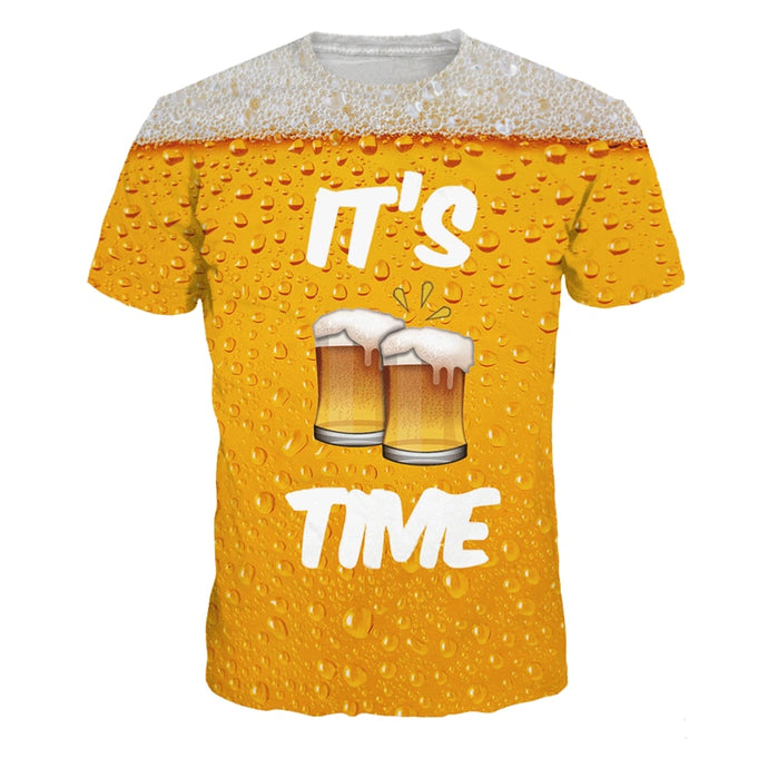 It's Beer Time 3D T-Shirt