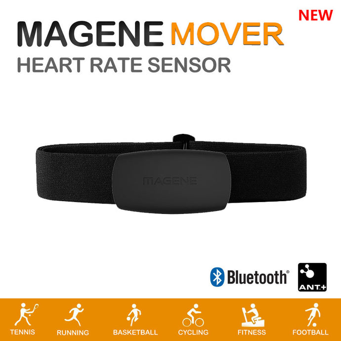 Cycling Magene MHR10 Dual Mode ANT+ & Bluetooth 4.0 Heart Rate Sensor With Chest Strap