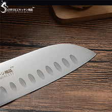 Load image into Gallery viewer, High Quality Stainless Steel Santoku Knife