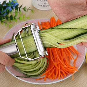 Stainless Steel Multi-Purpose Vegetable Peeler & Julienne Cutter