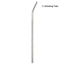 Load image into Gallery viewer, Stainless Steel Drinking Straws with Cleaner Brush Kit