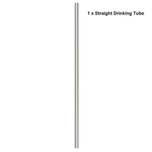 Load image into Gallery viewer, Stainless Steel Drinking Straws with Cleaner Brush Kit