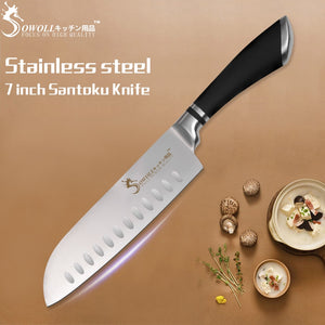 High Quality Stainless Steel Santoku Knife