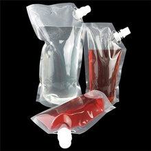 Load image into Gallery viewer, 20pcs Concealable Plastic Reusable Liquor Pouch