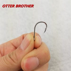 High Carbon Steel Fish Hook Barbed 30PCS