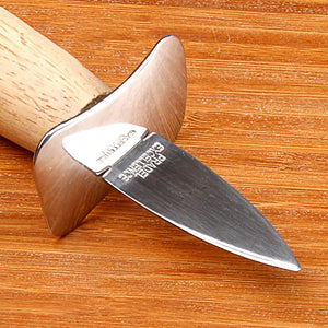 Stainless Steel Wooden Handle Oyster Knife