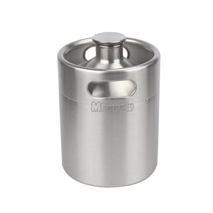 Stainless Steel 5L/ 3.6L/ 2L Mini Keg Beer Pressurized Growler