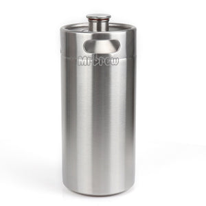 304 Stainless Steel 5L/ 3.6L/ 2L Mini Keg Beer Pressurized Growler