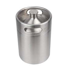 Load image into Gallery viewer, 304 Stainless Steel 5L/ 3.6L/ 2L Mini Keg Beer Pressurized Growler