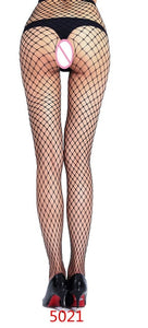 Fishnet Pantyhose - Open Crotch