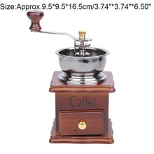 Load image into Gallery viewer, Classical Wooden Manual Coffee Grinder