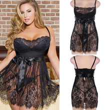 Load image into Gallery viewer, Sexy Babydoll Lingerie With Hollow-Out Chemise Underwear