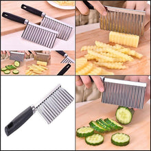 Load image into Gallery viewer, Stainless Steel Potato Knife -  Wavy Cutter