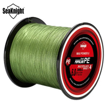 Load image into Gallery viewer, SeaKnight TriPoseidon 300M 500M PE 4 Strands Braided Fishing Line