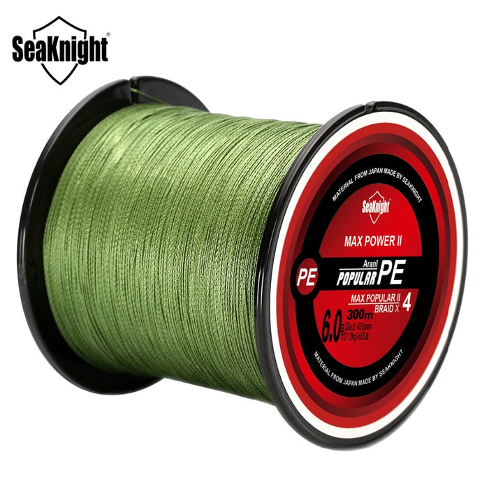 SeaKnight TriPoseidon 300M 500M PE 4 Strands Braided Fishing Line