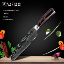 Load image into Gallery viewer, 8&quot;inch Japanese Kitchen Knives - Damascus Pattern