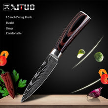 Load image into Gallery viewer, 8&quot;inch Japanese Kitchen Knives - Damascus Pattern