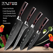 Load image into Gallery viewer, 8&quot;inch Japanese Kitchen Knives - Damascus Pattern