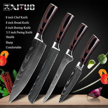 Load image into Gallery viewer, 8&quot;inch Japanese Kitchen Knives - Damascus Pattern