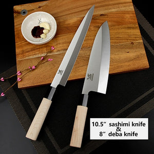 2 Pcs Sashimi Knife Set