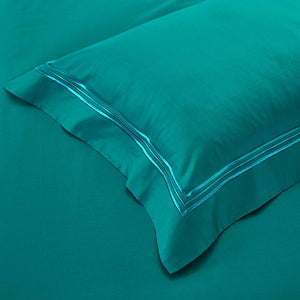 Luxury Green Modern Brief Style Bedding Set