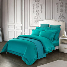 Load image into Gallery viewer, Luxury Green Modern Brief Style Bedding Set