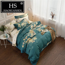 Load image into Gallery viewer, Luxury 3D Floral Print Brushed Egyptian Cotton Quilt Cover